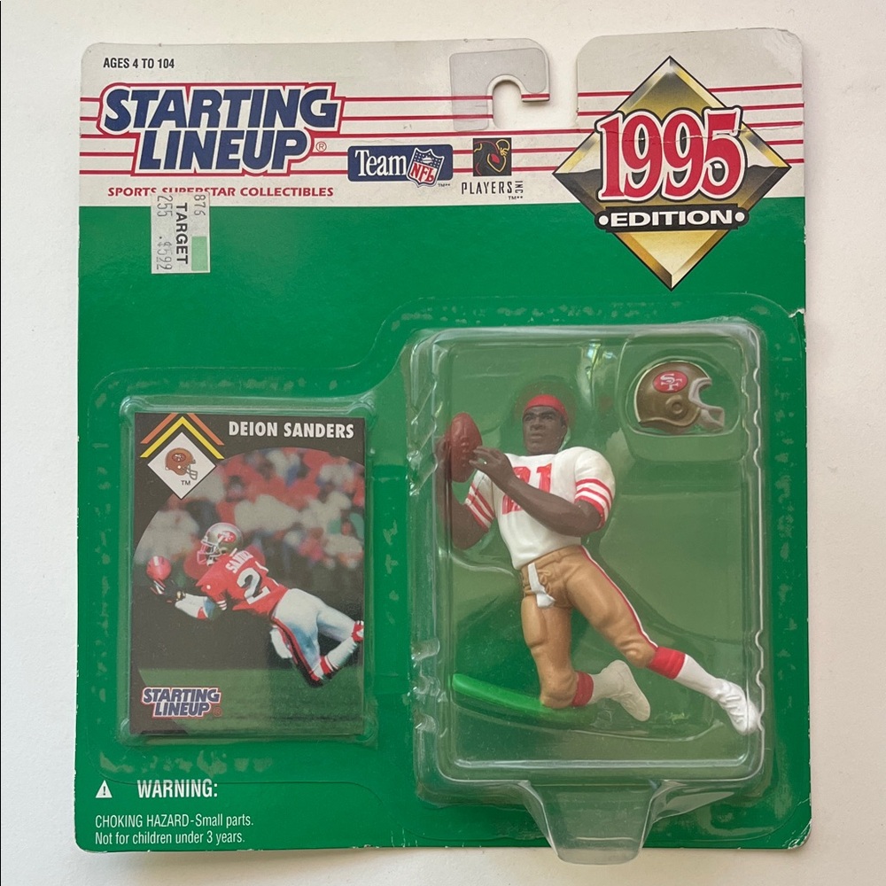 1995 Starting Lineup Deion Sanders Figure - NFL San Francisco 49ers